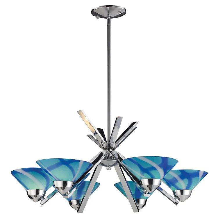 Refraction Six-Light Chandelier - Frankwebs