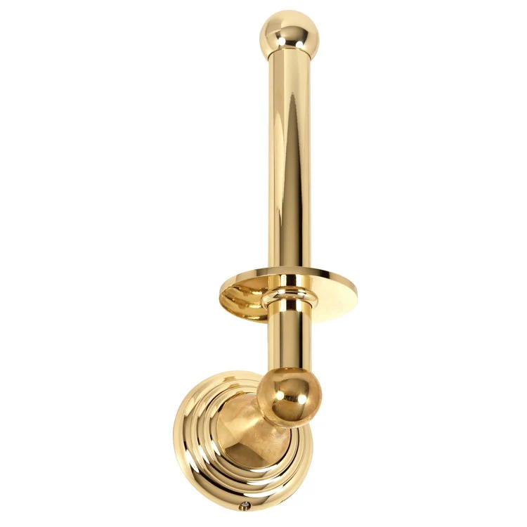 Toilet Paper Holder Embassy Bath Reserve Polished Brass 8-5/8 Inch 3-1/4 Inch Wall Mount - Frankwebs