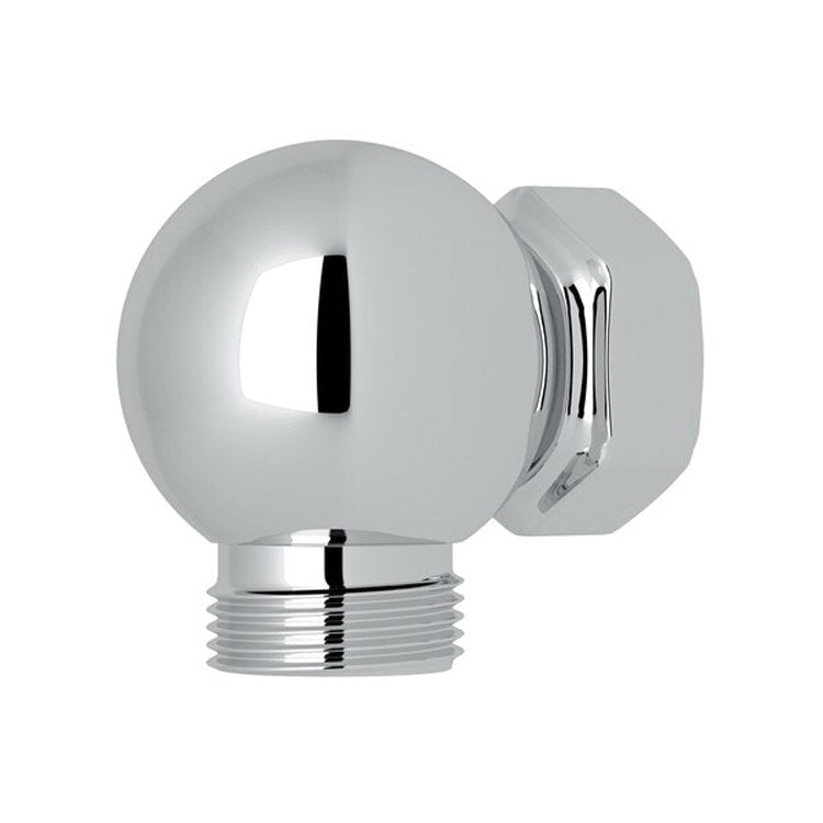 Handshower Elbow Swivel Outlet & Connector Brass Polished Chrome for Exposed Shower Valves - Frankwebs