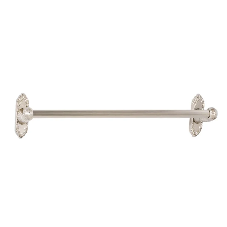 Towel Bar Ribbon & Reed Bath 18 Inch Polished Brass 3-7/16 Inch - Frankwebs