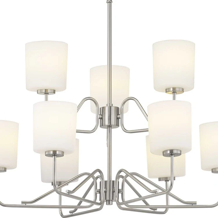 Tobin Nine-Light Two-Tier Chandelier - Frankwebs