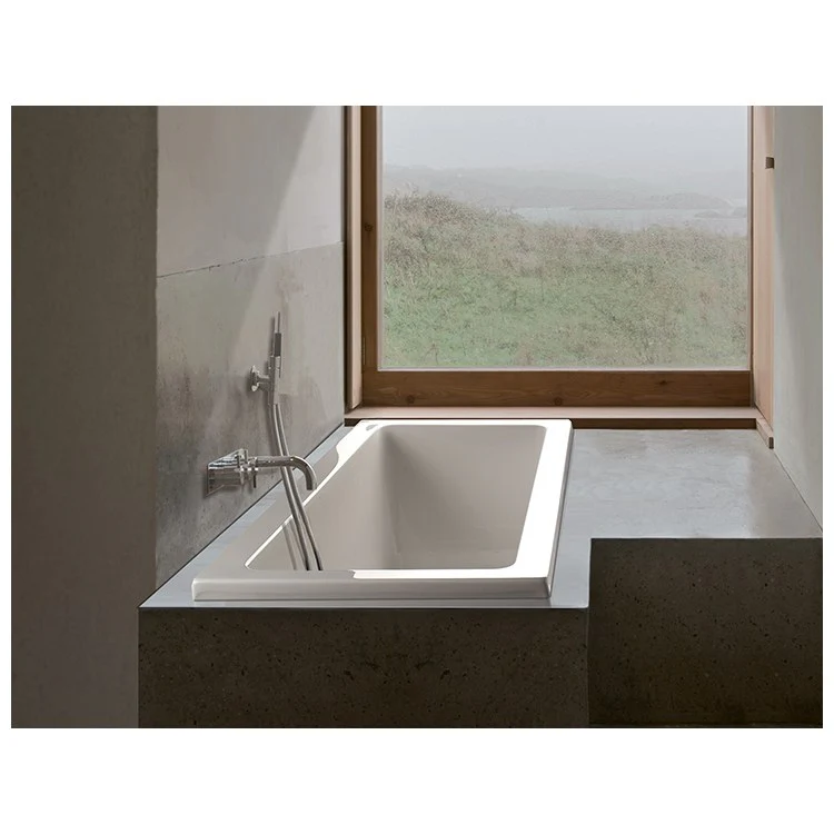 Air Tub Andrea 5 66 x 36 Inch Drop-In Elite Standard Whirlpool End White Rectangle Acrylic CXL 90 Gallons 20-1/4 Inch - Frankwebs