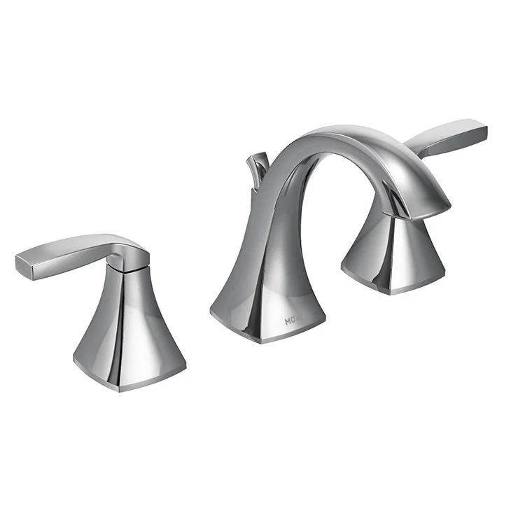Voss Two Handle High-Arc Widespread Bathroom Faucet with Pop-Up Drain - Frankwebs