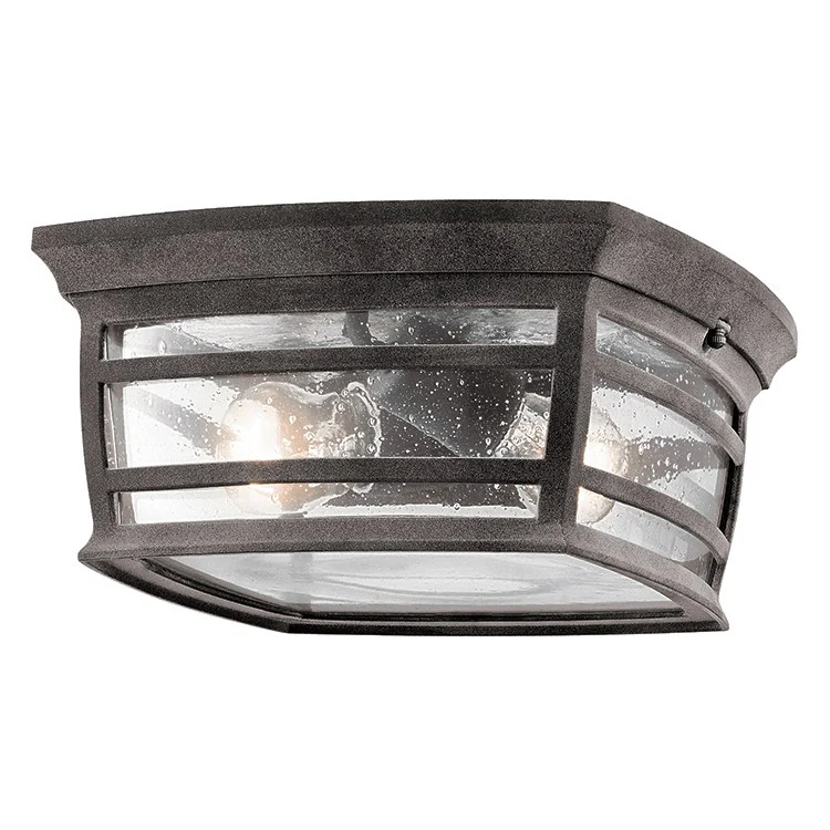 Wiscombe Park Two-Light Outdoor Flush Mount Ceiling Fixture - Frankwebs