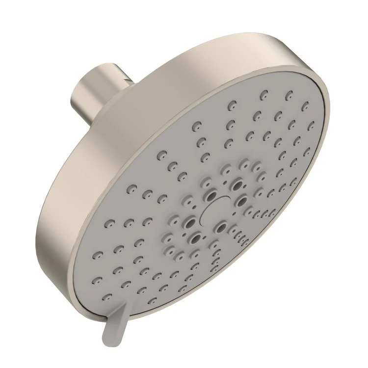 Showerhead Dia 5 Functions Polished Chrome 4-3/4 Inch 1.5 Gallons per Minute Round - Frankwebs