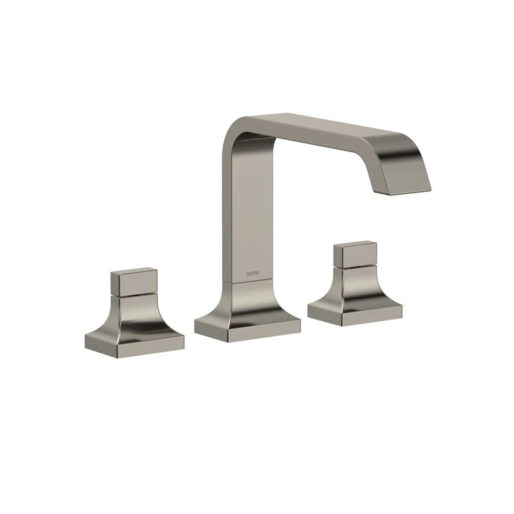 Roman Tub Trim GC Deck Mount 2 Lever Brushed Nickel 3 Hole - Frankwebs