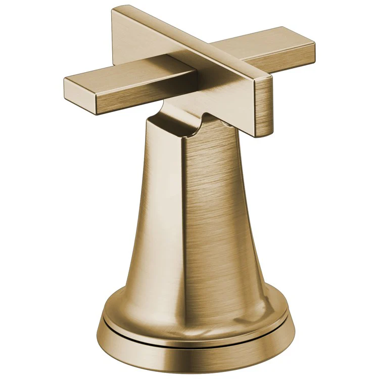 Handle Kit Levoir Brass 2 High Cross Brilliance Luxe Steel ADA for Widespread Faucet 3-3/4 Inch - Frankwebs
