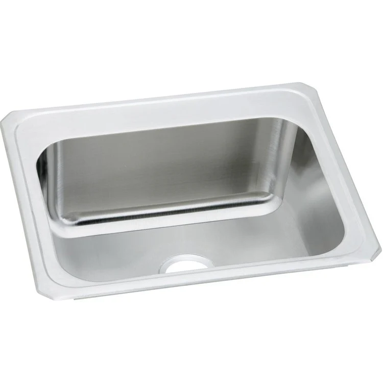 Kitchen Sink Pursuit 25 x 22 Inch Single Bowl Laundry Brushed Satin Drop-In - Frankwebs
