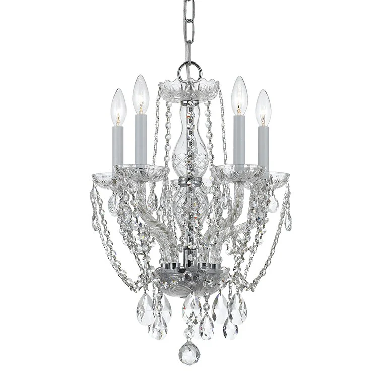 Traditional Crystal Five-Light Mini Chandelier - Frankwebs