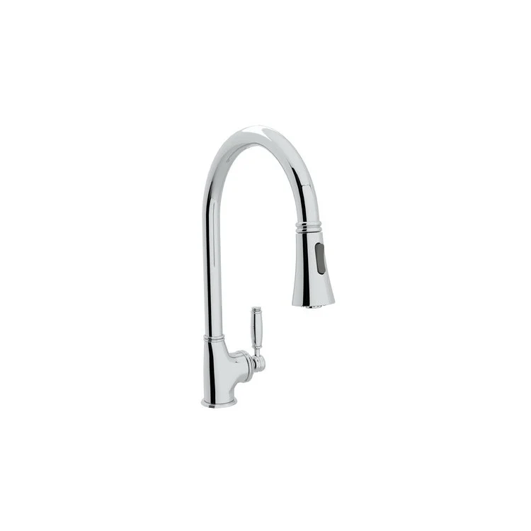Kitchen Faucet Gotham Pull Down 1 Metal Lever Satin Nickel 1.8 Gallons per Minute - Frankwebs