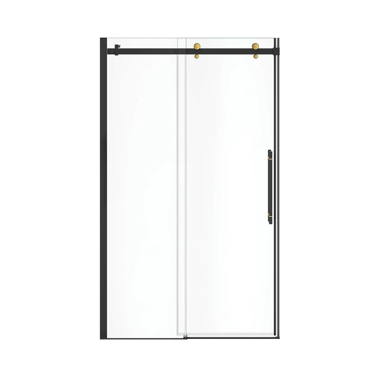Shower Door Vela Sliding 47L x 78-3/4H Inch Chrome Clear 5/16 Inch 44-1/2 to 47x78-3/4 Inch - Frankwebs