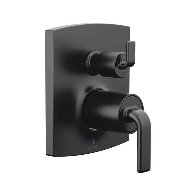 Diverter Trim Kintsu Pressure Balance Valve with Integrated 3 Function Matte Black 2 Less Handle ADA - Frankwebs
