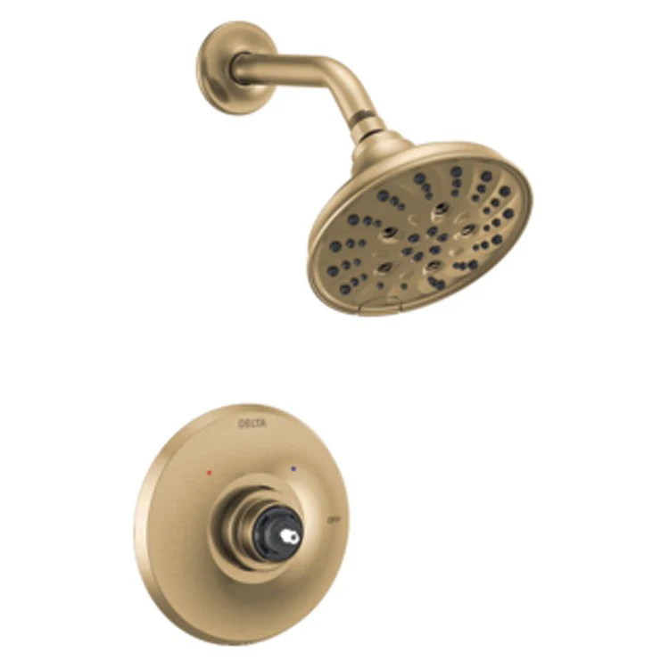 Shower Trim Dorval Monitor 14 Less Handle Matte Black ADA 1.75 Gallons per Minute 5 Function H2Okinetic Spray Full Body Spray Full Spray with Massage Massaging Spray and Pause - Frankwebs