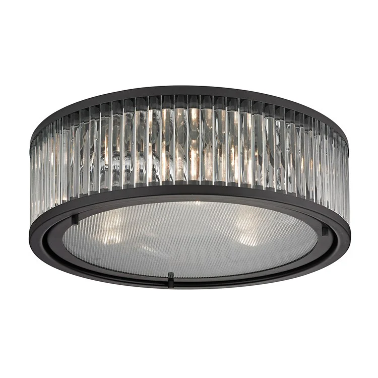 Linden Manor Three-Light Flush Mount Ceiling Fixture - Frankwebs
