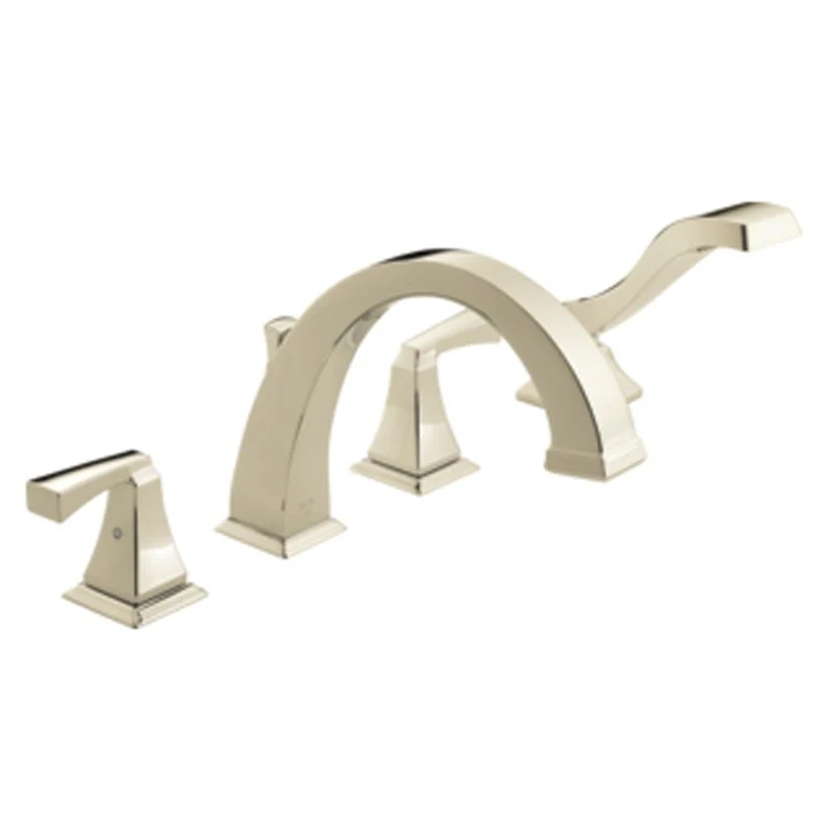 Dryden Two Handle 4-Hole Roman Tub Faucet with Handshower - Frankwebs