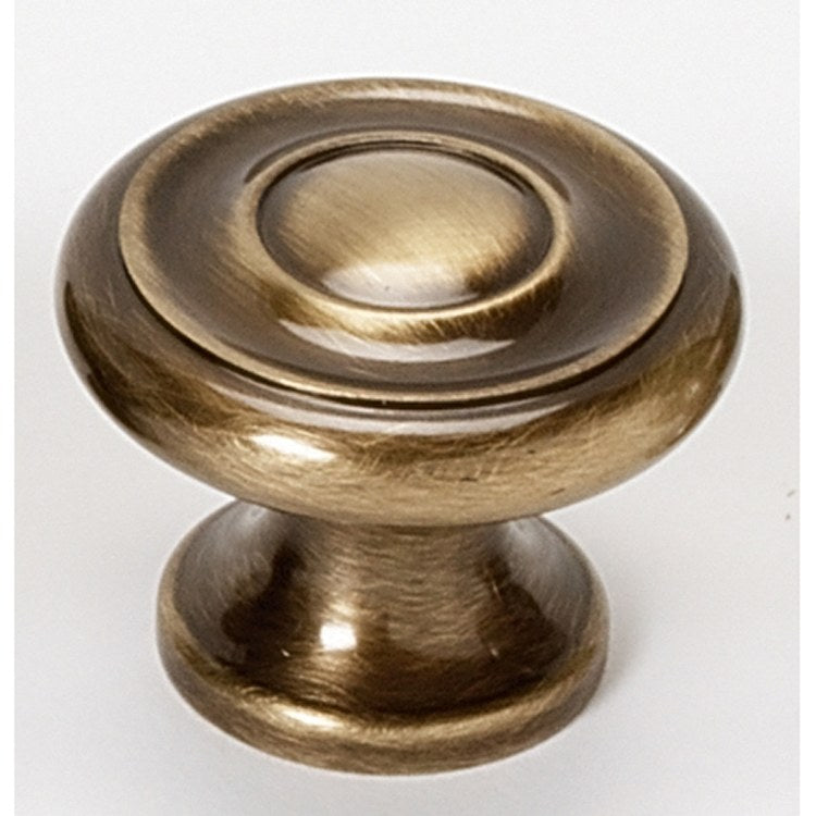 Knob II Collection Round Polished Chrome Brass 1-1/4 Inch 1 Inch 13/16 Inch - Frankwebs