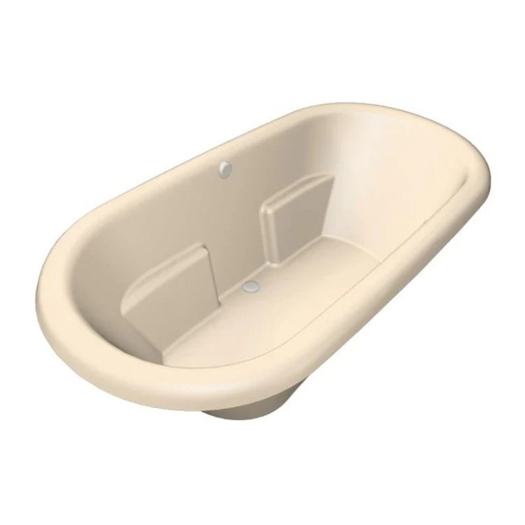 Combination Tub Ston Collection Topaz 74 x 45 x 24 Inch Drop-In Almond Oval - Frankwebs
