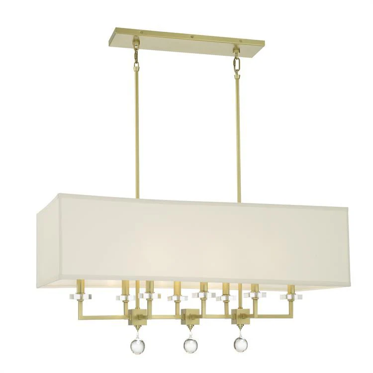 Paxton Eight-Light Linear Chandelier - Frankwebs