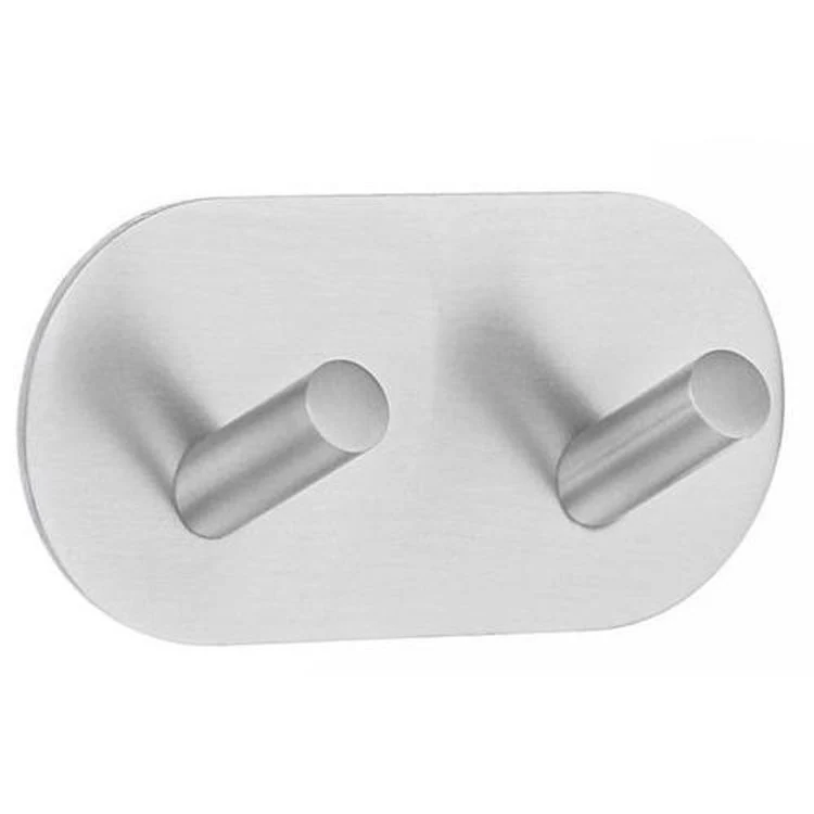 Hook Design Double Brushed Stainless Steel 1-1/4 x 3-7/8 x 1-7/8 Inch 1-1/4 Inch Wall Mount - Frankwebs