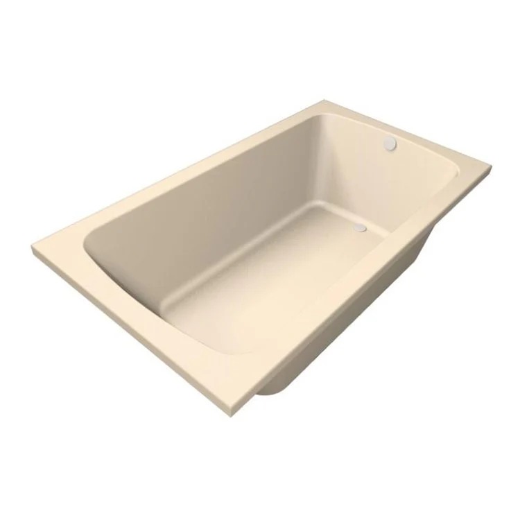 Combination Tub Designer Collection Melissa 72 x 36 x 20 Inch Drop-In End Drain Bone Rectangle - Frankwebs