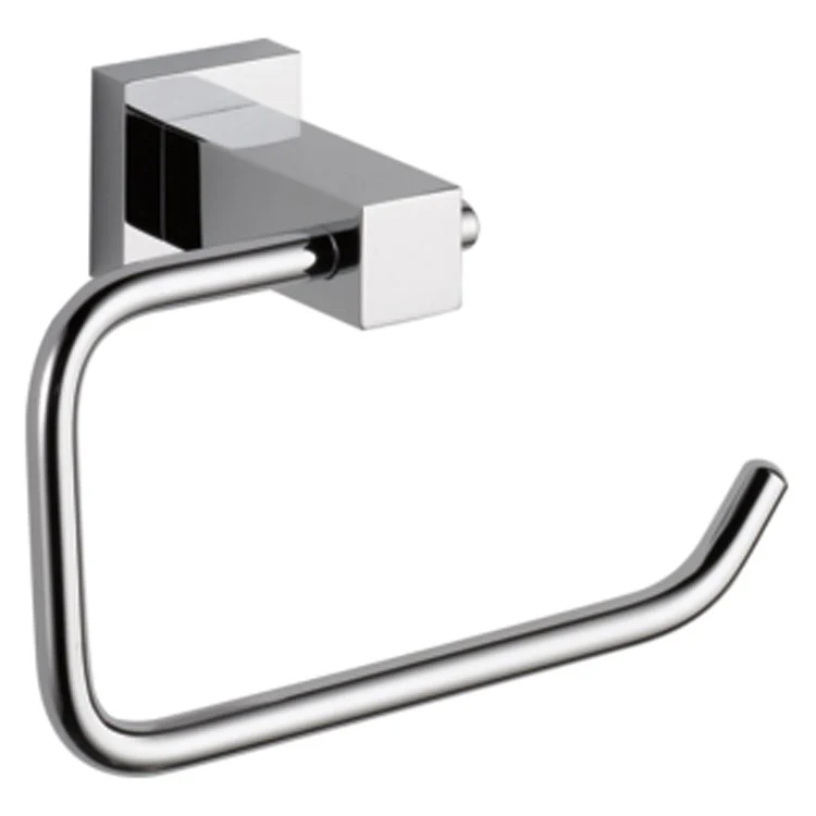 Toilet Paper Holder Brevard Open Chrome Brass 6-1/4 Inch 2-1/2 Inch Wall Mount - Frankwebs