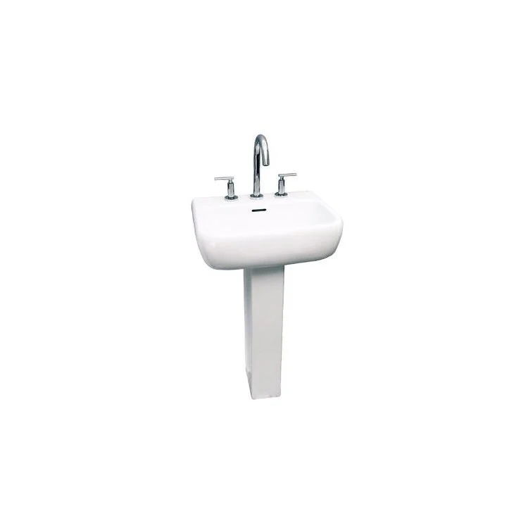 Pedestal Top Metropolitan 520 20-3/4 Inch White 8 Inch Spread Vitreous China Rectangle - Frankwebs