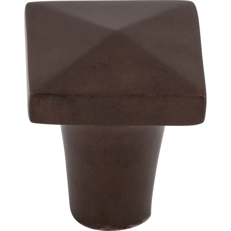 Knob Aspen Square Silicon Bronze Light Bronze 7/8 x 7/8 x 1-1/8 Inch 1-1/8 Inch - Frankwebs