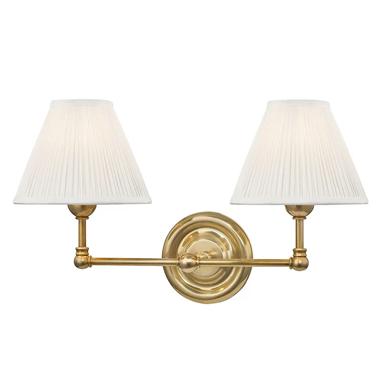 Classic No.1 Two-Light Wall Sconce by Mark D. Sikes - Frankwebs