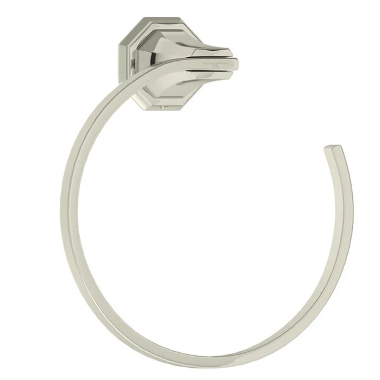Towel Ring Deco 7 Inch Satin Nickel Brass 3 Inch - Frankwebs