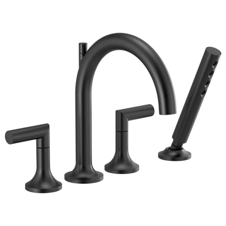 Roman Tub Filler Odin with Handshower 9-16 Inch Spread 2 Less Handle ADA Chrome - Frankwebs