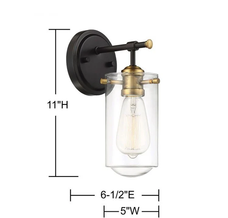Clayton Single-Light Wall Sconce - Frankwebs