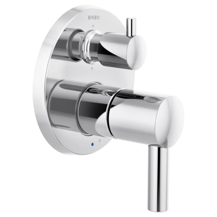 Diverter Trim Odin Pressure Balance Valve with Integrated 6 Function Chrome 2 Less Handle ADA - Frankwebs