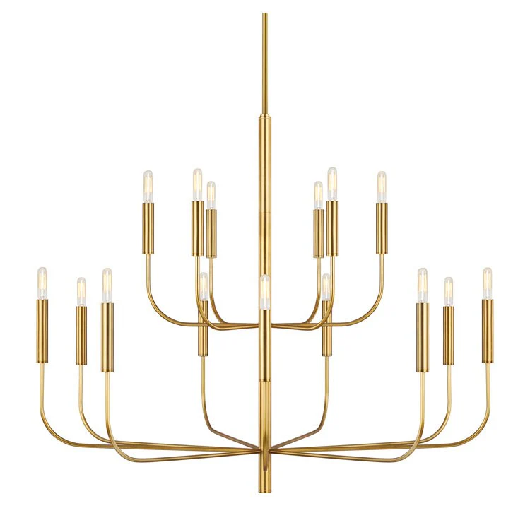 Brianna Fifteen-Light Two-Tier Chandelier by Ellen - Frankwebs