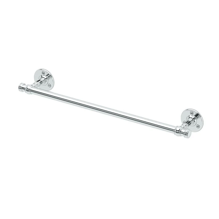 Towel Bar Cafe 18 Inch Chrome Wall Mount Metal - Frankwebs