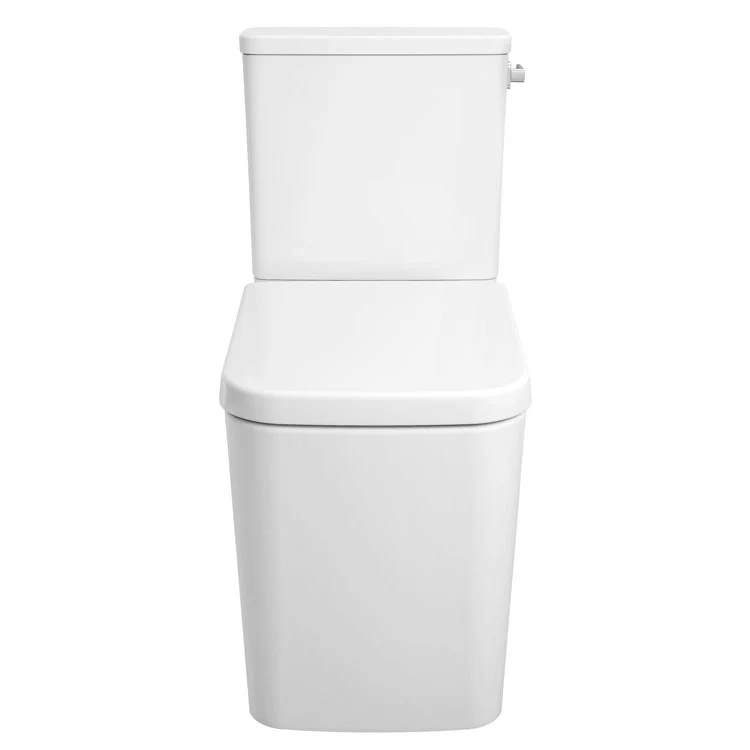Eurocube Two-Piece Right Height Elongated Toilet with Seat, Right-Hand Trip Lever - Frankwebs