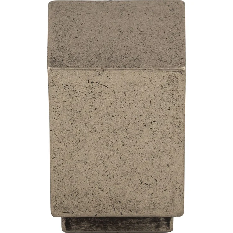 Knob Sanctuary Linear Square Ash Gray Zinc Alloy 3/4 Inch - Frankwebs