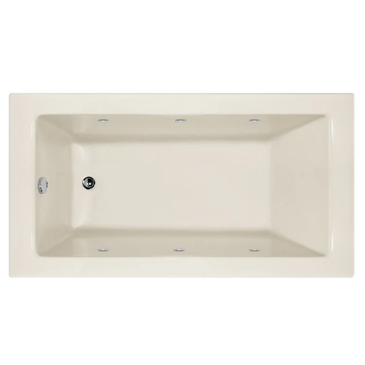 Combination Tub Designer Collection Sydney 60 x 36 x 20 Inch Left Hand Drain Biscuit Rectangle - Frankwebs