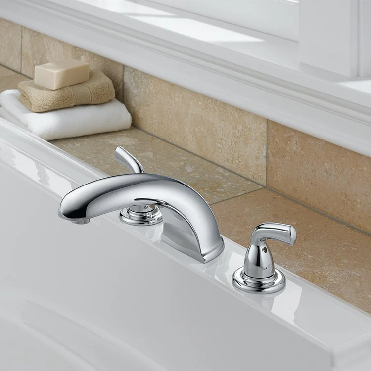 Foundations Two Handle 3-Hole Roman Tub Faucet - Frankwebs