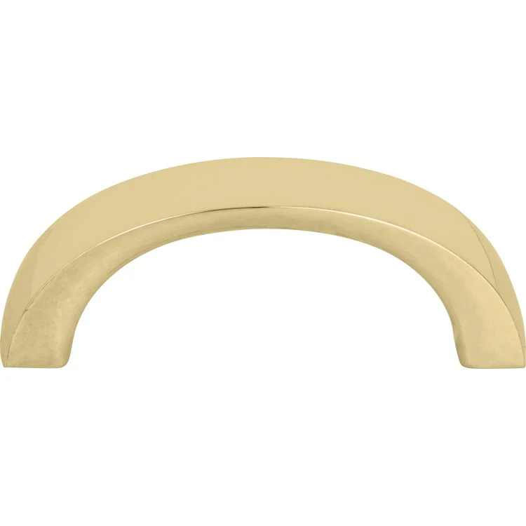Drawer Pull Atlas Tableau Curved Handle Brushed Nickel Zinc Alloy 1-7/8 Inch - Frankwebs