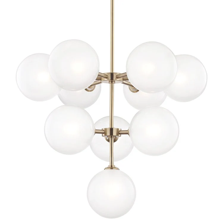Ashleigh Ten-Light LED Chandelier - Frankwebs