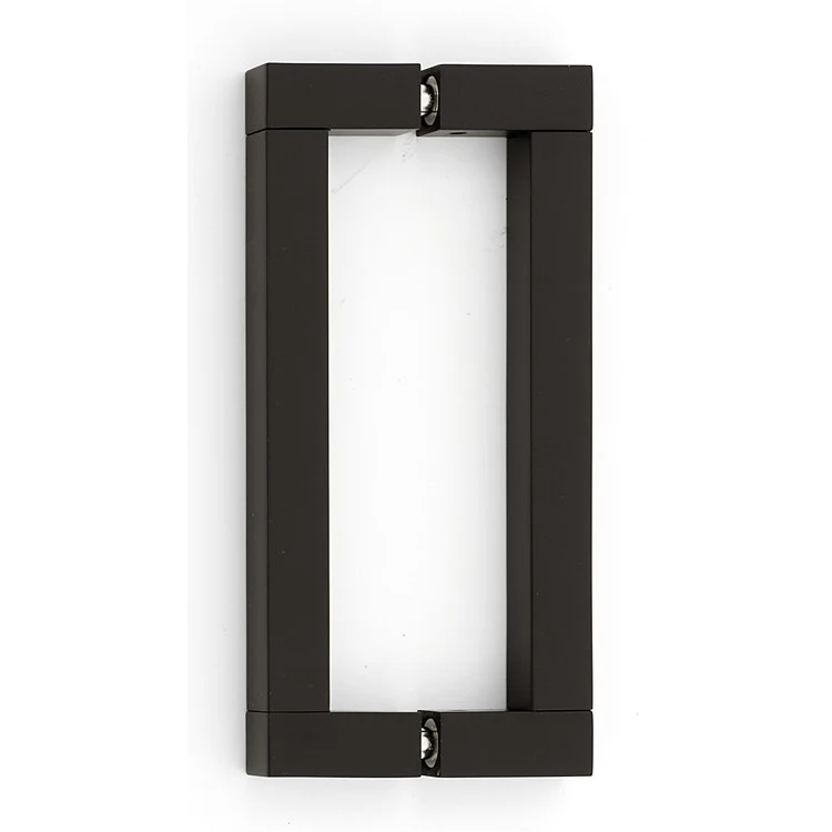 Pull Block Back to Back Matte Black Brass 6 Inch 6-5/8 Inch 1-1/2 Inch - Frankwebs