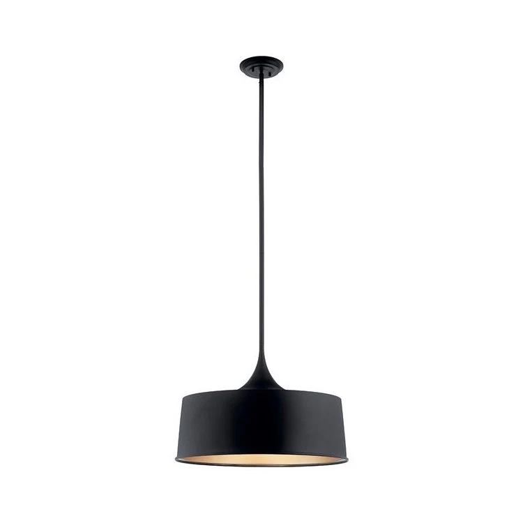 Elias Single-Light Convertible Pendant/Semi-Flush Mount Ceiling Fixture - Frankwebs
