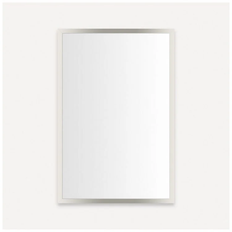 Medicine Cabinet Profiles 20W x 30H x 4D Inch 1 Doors Mirror Polished Nickel Flat Top Reversible Non-Electric - Frankwebs