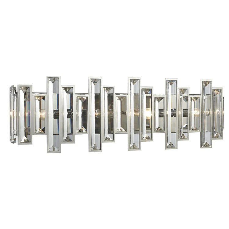 Crystal Heights Four-Light Bathroom Vanity Fixture - Frankwebs