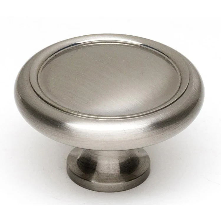 Knob II Collection Round Polished Antique Brass 1-3/4 Inch 1-1/8 Inch 13/16 Inch - Frankwebs
