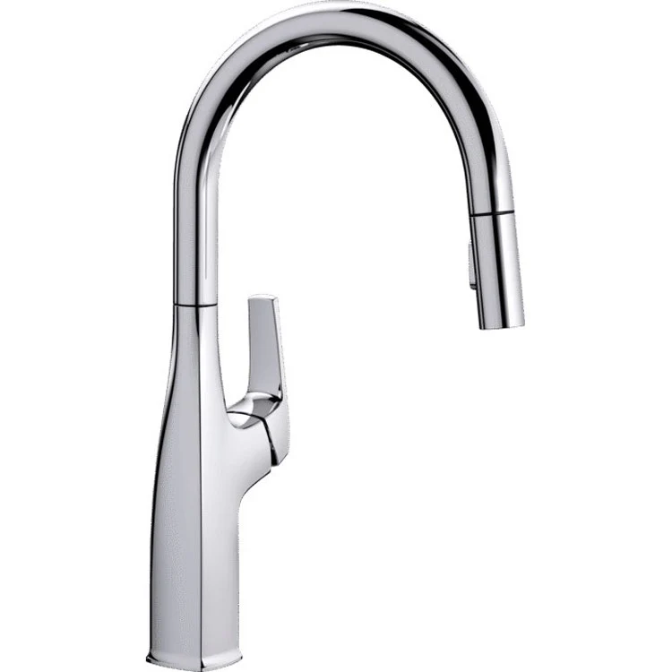Kitchen Faucet Rivana 1 Lever CALGreen Polished Chrome Swivel 360 Degree 1 Hole 1.5 Gallons per Minute - Frankwebs