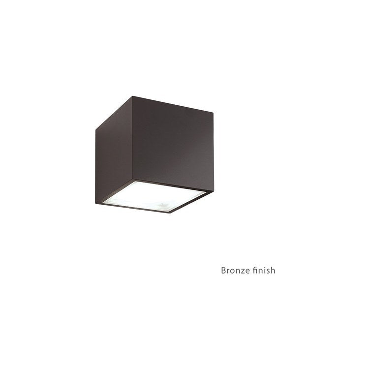 Bloc Single-Light LED Outdoor Up or Down Wall-Mount Lighting Fixture 2700K - Frankwebs