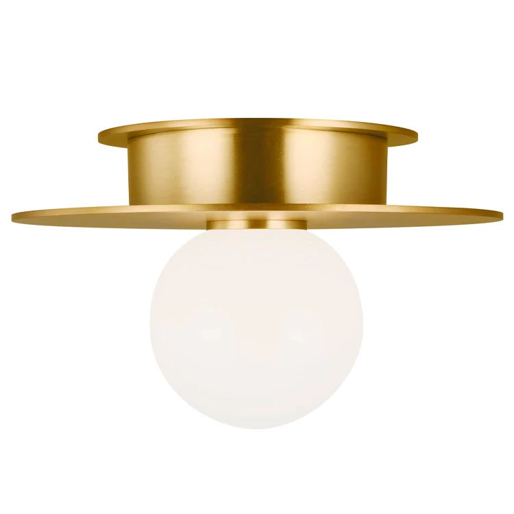 Nodes Single-Light Small Flush Mount Ceiling Fixture by Kelly - Frankwebs