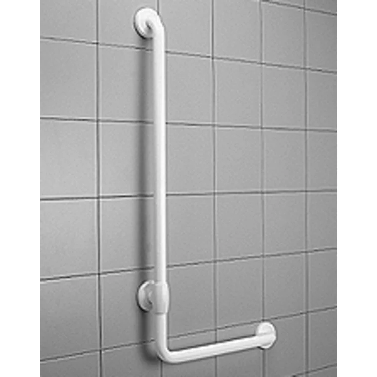 Grab Bar Maxima G 36 x 17 Inch Left L-Shaped White ADA - Frankwebs