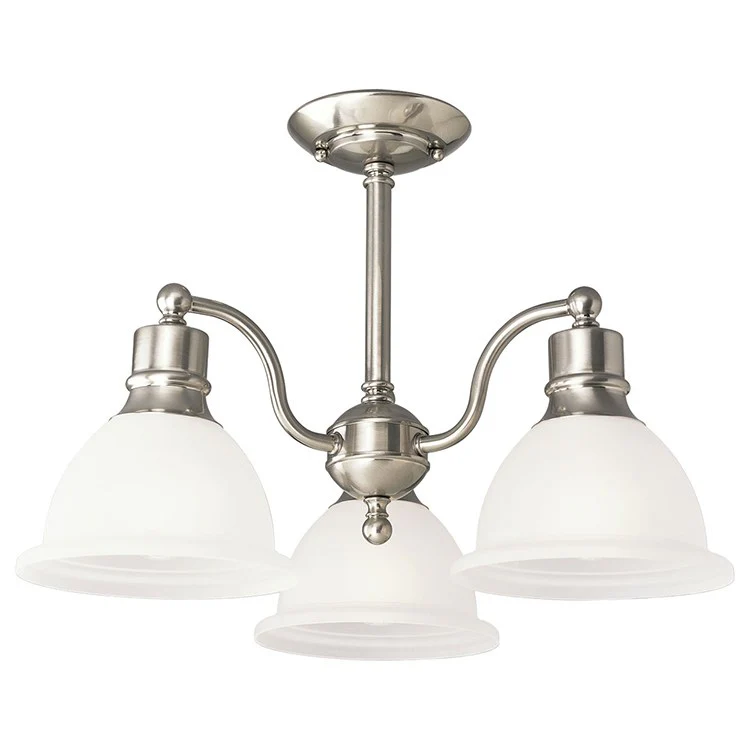 Madison Three-Light Semi-Flush Mount Ceiling Light - Frankwebs
